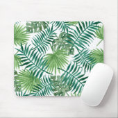 熱帯ジャングル葉 マウスパッド (マウス)
