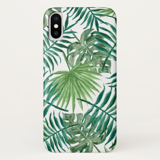 熱帯ジャングル葉 Case-Mate iPhoneケース (裏面)
