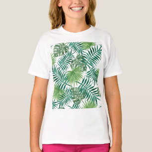 熱帯ジャングル葉 Tシャツ