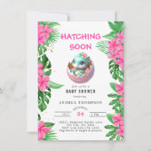 熱帯ジャングル | かわいいベビーシャワー招待状 招待状 (正面)