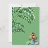 熱帯ジャングル | かわいいベビーシャワー招待状 招待状 (裏面)