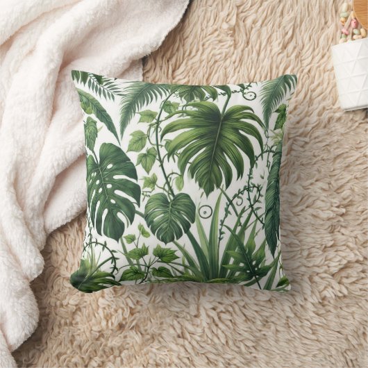 熱帯ジャングル クッション (ブランケット)