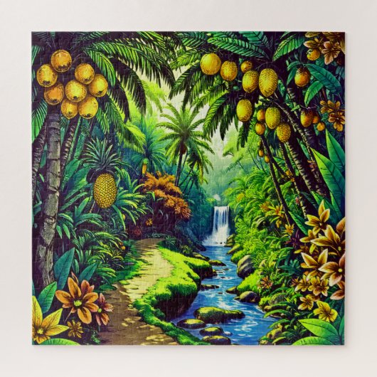 熱帯ジャングル ジグソーパズル (縦)