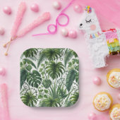 熱帯ジャングル ペーパープレート (パーティー)