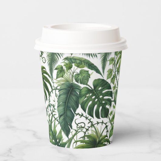 熱帯ジャングル 紙コップ (裏面)