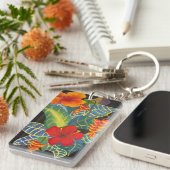 熱帯ジンジャーフラワーキーチェーン@3dudes1life キーホルダー (正面右)