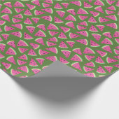 熱帯スイカの夏パターン ラッピングペーパー (角)