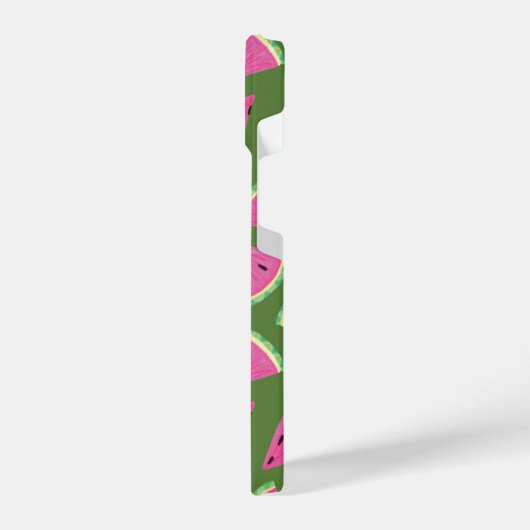 熱帯スイカの夏パターン iPhoneケース (左側面)