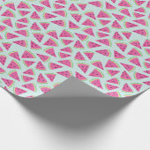 熱帯スイカの果実パターン ラッピングペーパー (角)