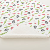 熱帯スイカ及びワニパターン シェルパブランケット (3/4)