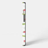 熱帯スイカ及びワニパターン iPhoneケース (左側面)