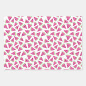 熱帯スイカ模様 ラッピングペーパーシート (正面)