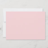 熱帯スイミングプールおもしろい夏のベビーシャワー 招待状 (裏面)