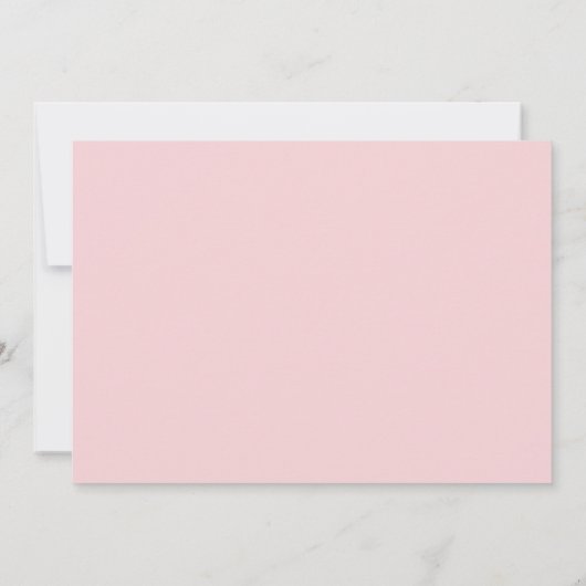 熱帯スイミングプールおもしろい夏のベビーシャワー 招待状 (裏面)