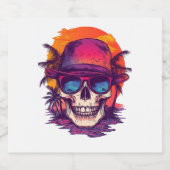 熱帯スカルビブ スパークリングワインラベル (シングルラベル)