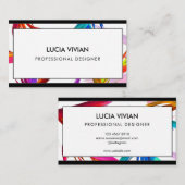 熱帯スタイリッシュミニマルモダンリストプロフェッショナルB 名刺 (正面/裏面)