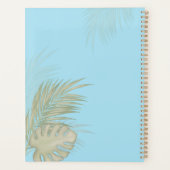 熱帯スタイリッシュ鳥かわいいトレンディー書 プランナー手帳 (裏面)