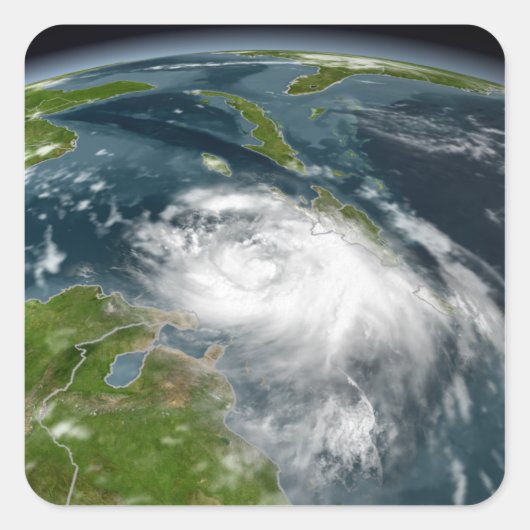 熱帯ストームデニス スクエアシール (正面)