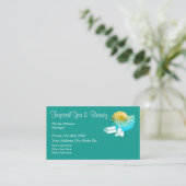 熱帯スパおよび美しいのテーマ 名刺 (スタンド正面)