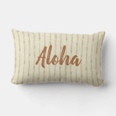 熱帯スパ座標-アレカパーム可逆 ランバークッション (裏面)