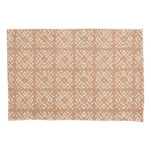 熱帯スパ座標 – トライバルジグザグリバース 枕カバー (正面)