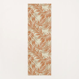 熱帯スパ座標 – パーム葉と部族 ヨガマット