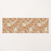 熱帯スパ座標 – パーム葉と部族 ヨガマット (正面(横))