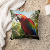 熱帯スプレンダーのマカオ クッション (ブランケット)