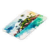 熱帯セイシェル絵を描諸島 マグネット (左側)