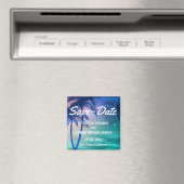 熱帯セーブザデートマグネット |ヤシの木 マグネット (インサイチュ (食洗機))