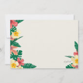 熱帯セーブ・ザ・デート案内 セーブザデート (裏面)