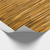 熱帯タケ背景の熱帯島のブランク ラッピングペーパー (角)