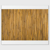 熱帯タケ背景の熱帯島のブランク ラッピングペーパー (フラット)