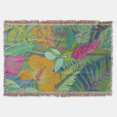 熱帯タペストリーII スローブランケット (正面)