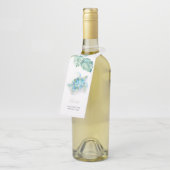 熱帯ターコイズブルーシータートルウォータカラー ボトルネックタグ (アングル)