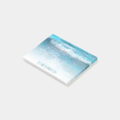 熱帯ターコイズ海ハワイ波写真撮影カスタム機 ポストイット (アングル)