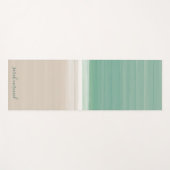 熱帯ターコイズ海ビーチ名ヨガマット ヨガマット (正面(横))