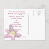 熱帯ダユリ インビテーションポストカード (裏面)