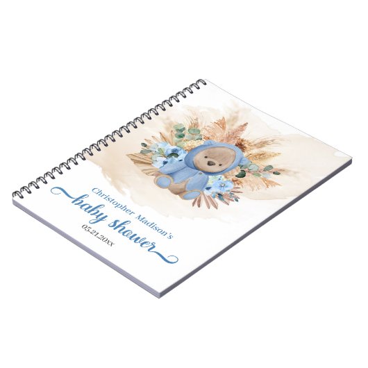 熱帯テディベアのススキのユーカリベビー ノートブック (左側)