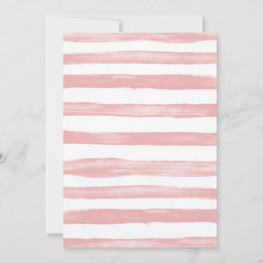 熱帯テーマブライダルバチェロレッテ誕生会 招待状 (裏面)