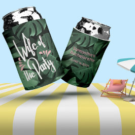 熱帯テーマブライダルバチェロレッテ 缶クーラー