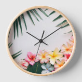 熱帯テーマ時計 壁時計 (正面)