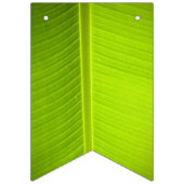 熱帯テーマ。バナナ葉の。 バンティングフラッグ (第3の旗)