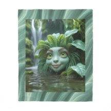 熱帯デザインフリースブランケット