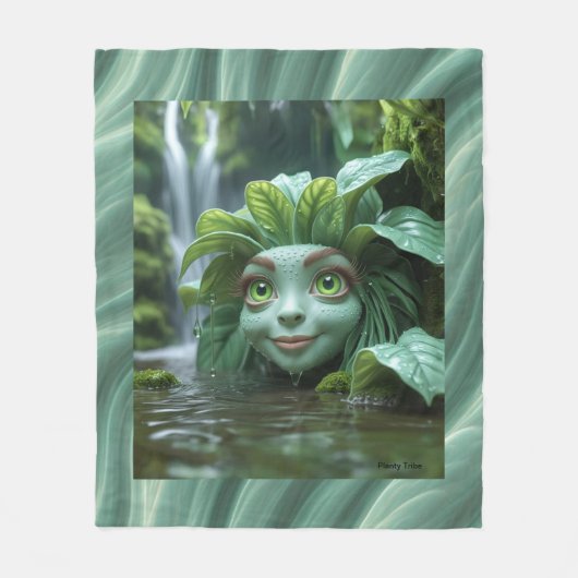 熱帯デザインフリースブランケット フリースブランケット (正面)