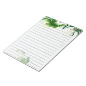 熱帯デザイン付きデイリーノート(パッド) ノートパッド (アングル)