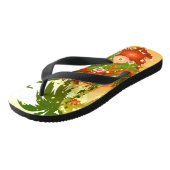 熱帯デザイン ビーチサンダル (アングル)