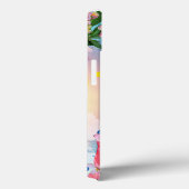 熱帯デザイン（名前と写真付き） Case-Mate iPhoneケース (裏面 / 右)