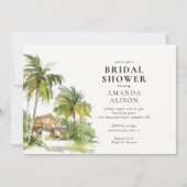 熱帯デスティネーションブライダルシャワー 招待状 (正面)