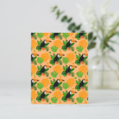 熱帯トゥーカンの鳥のシームレスなパターン (スタンド正面)